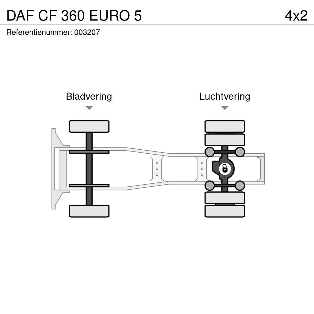 DAF CF 360 EURO 5 Tractor Units
