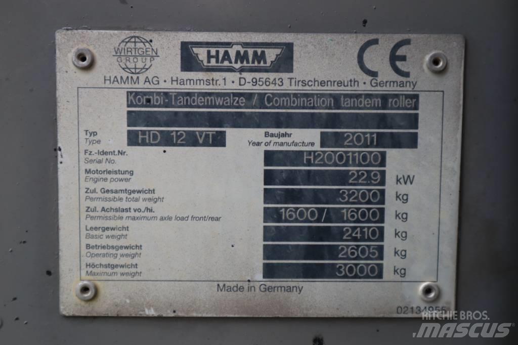 Hammar HD12VT Combi rollers