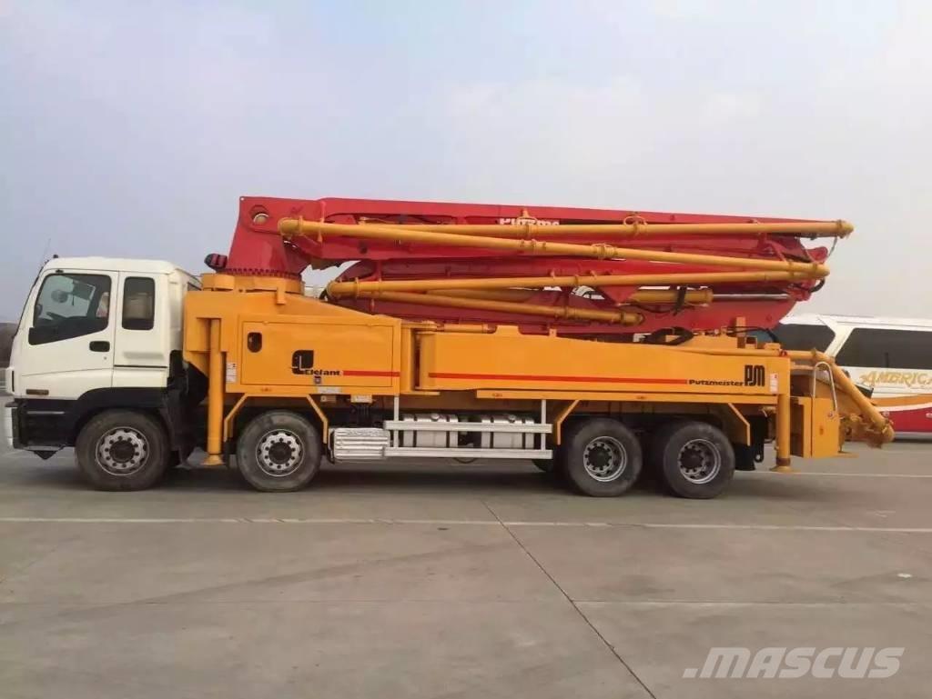 Putzmeister 37m Concrete pump trucks