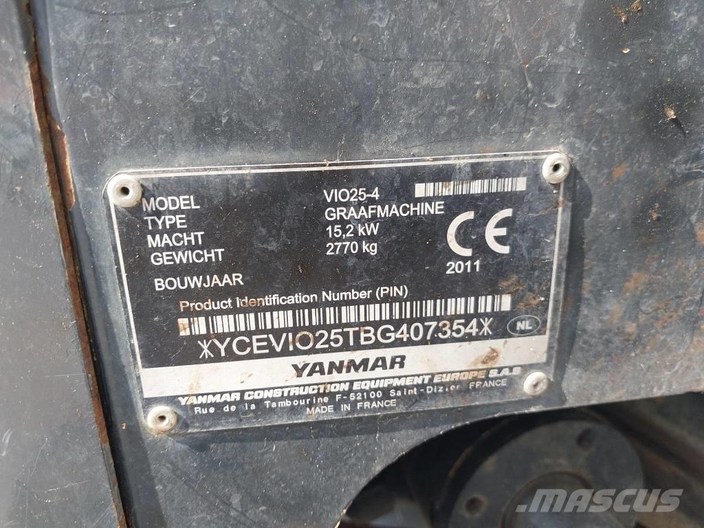 Yanmar Vio 25-4 Mini excavators < 7t (Mini diggers)