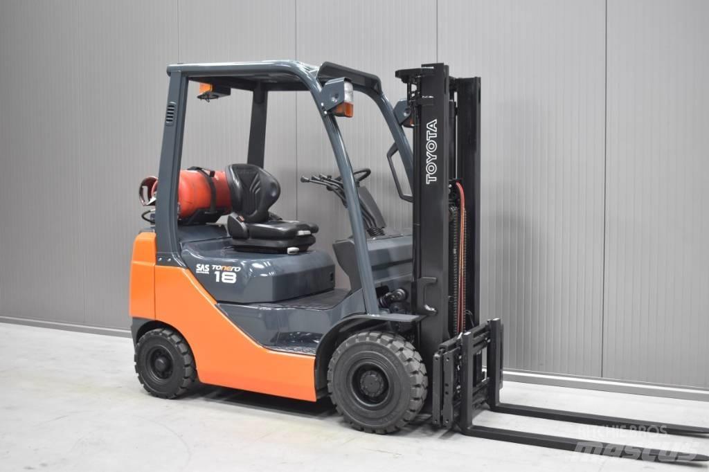 Toyota 02-8FGF18 LPG trucks