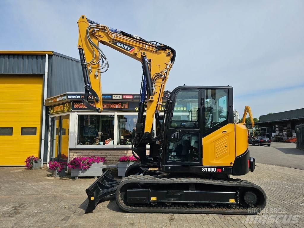 Sany SY80U Midi excavators  7t - 12t