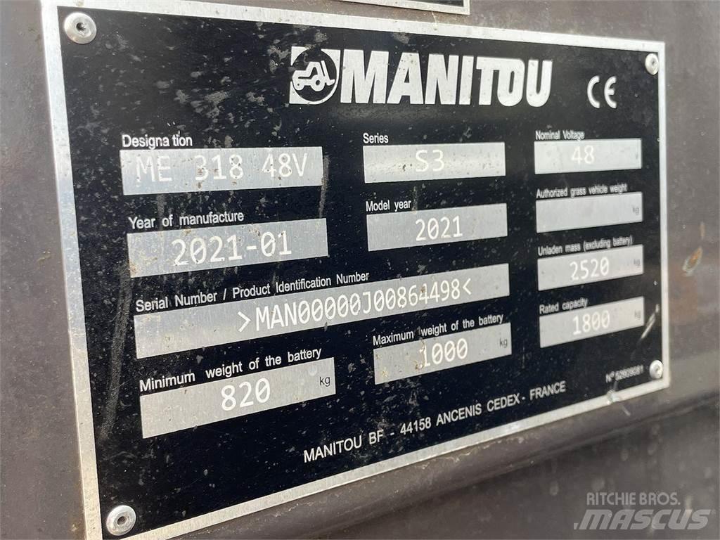 Manitou ME318 Electric forklift trucks