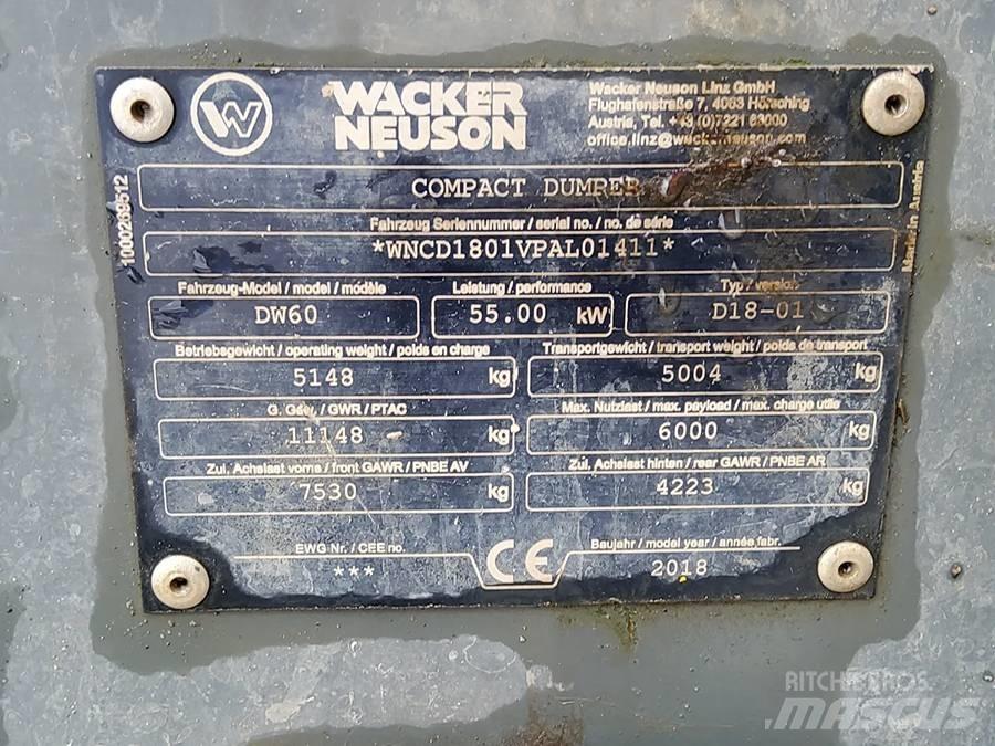 Wacker Neuson DW 60 Site dumpers