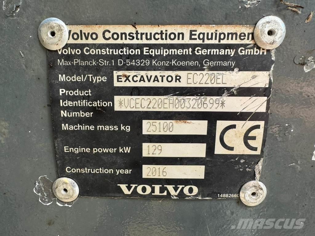 Volvo EC220EL Crawler excavators