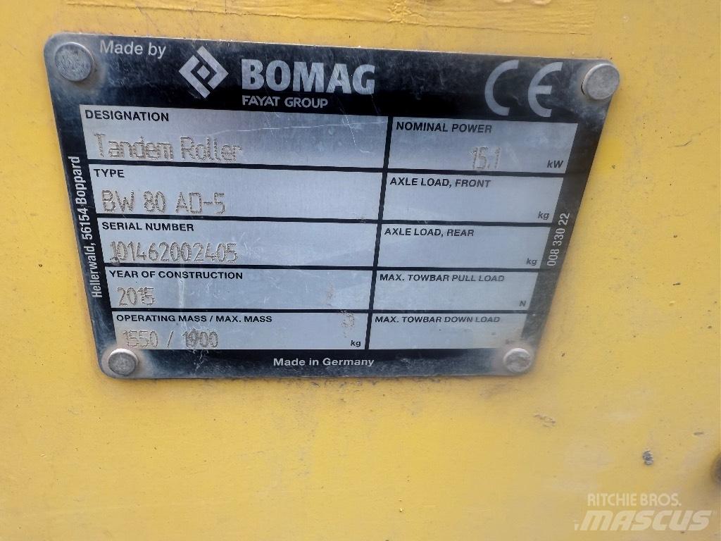 Bomag BW 80 AD-5 Twin drum rollers