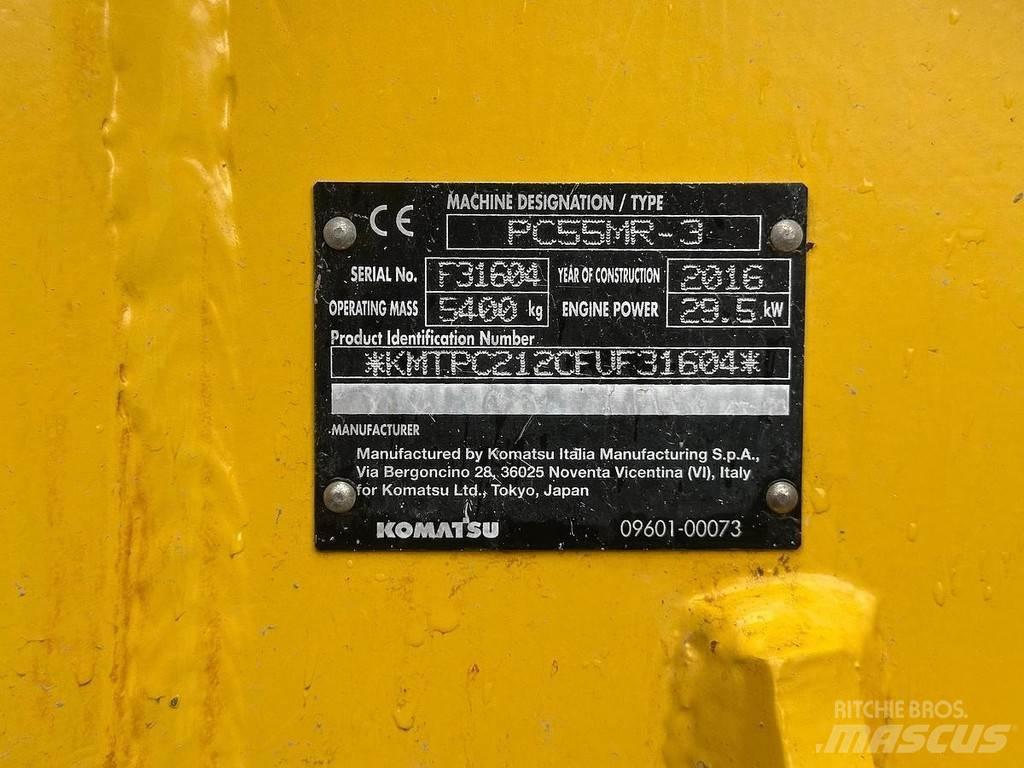 Komatsu PC55-MR3 Mini excavators < 7t (Mini diggers)