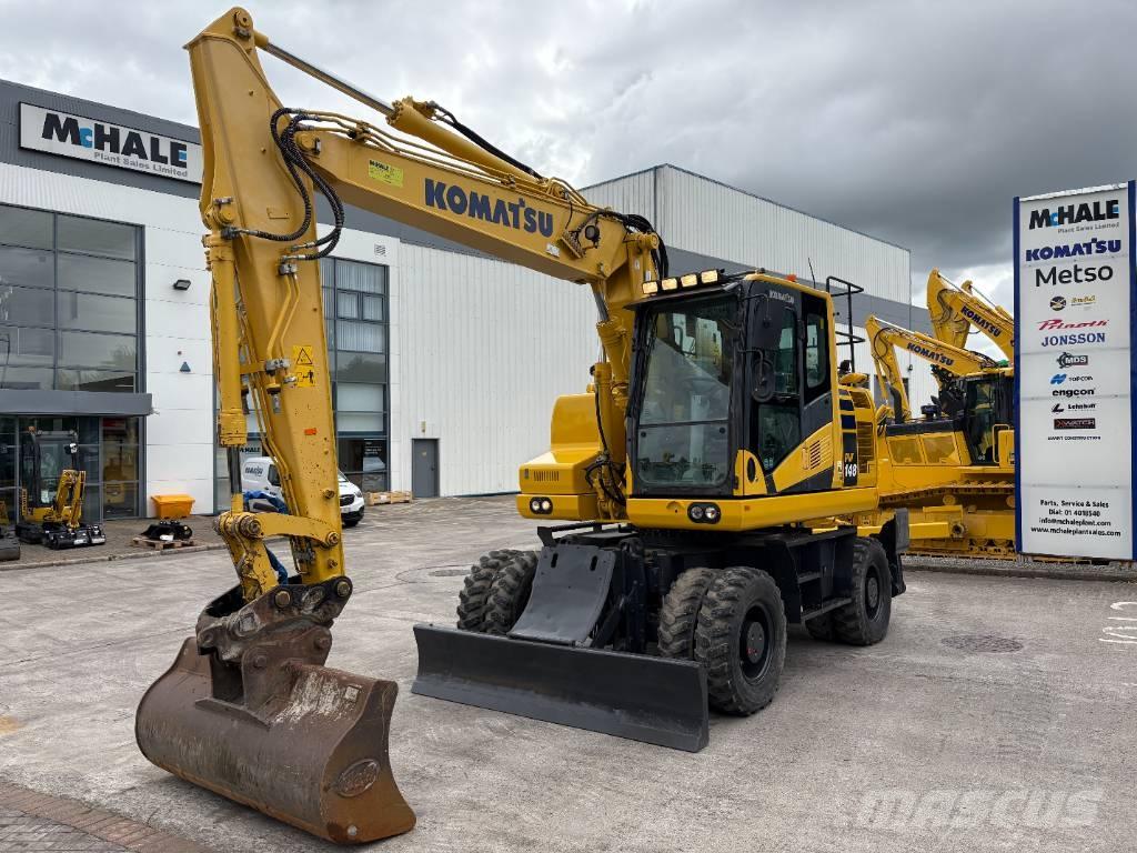 Komatsu PW148-11 Wheeled excavators
