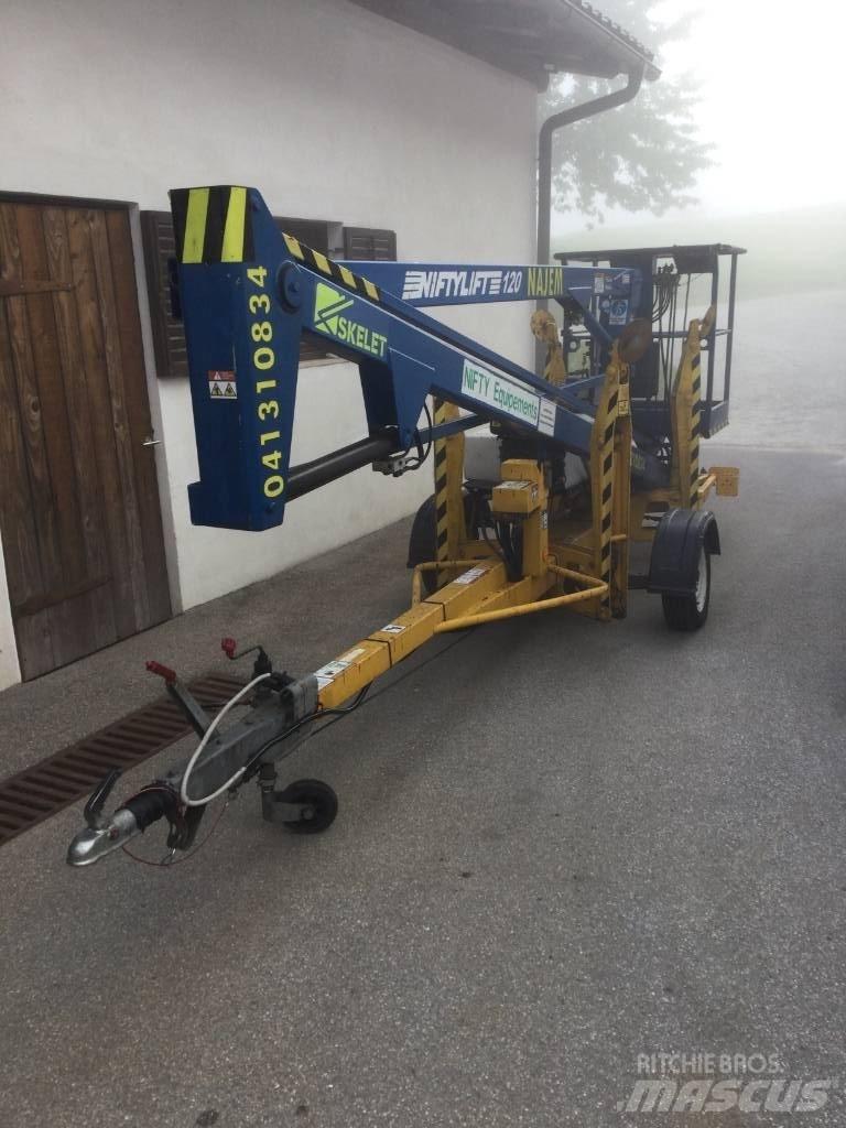 Niftylift 120HDE Trailer mounted aerial platforms