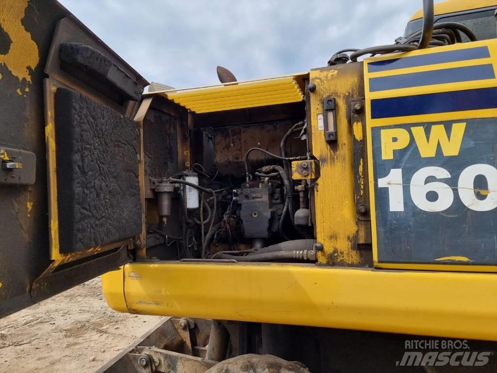 Komatsu PW 160-7 Wheeled excavators