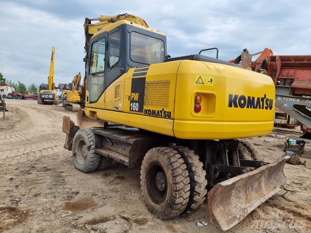 Komatsu PW 160-7 Wheeled excavators