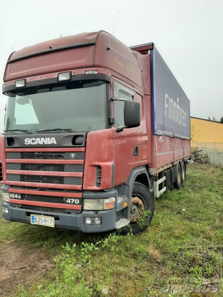 Scania R 124 Curtainsider trucks