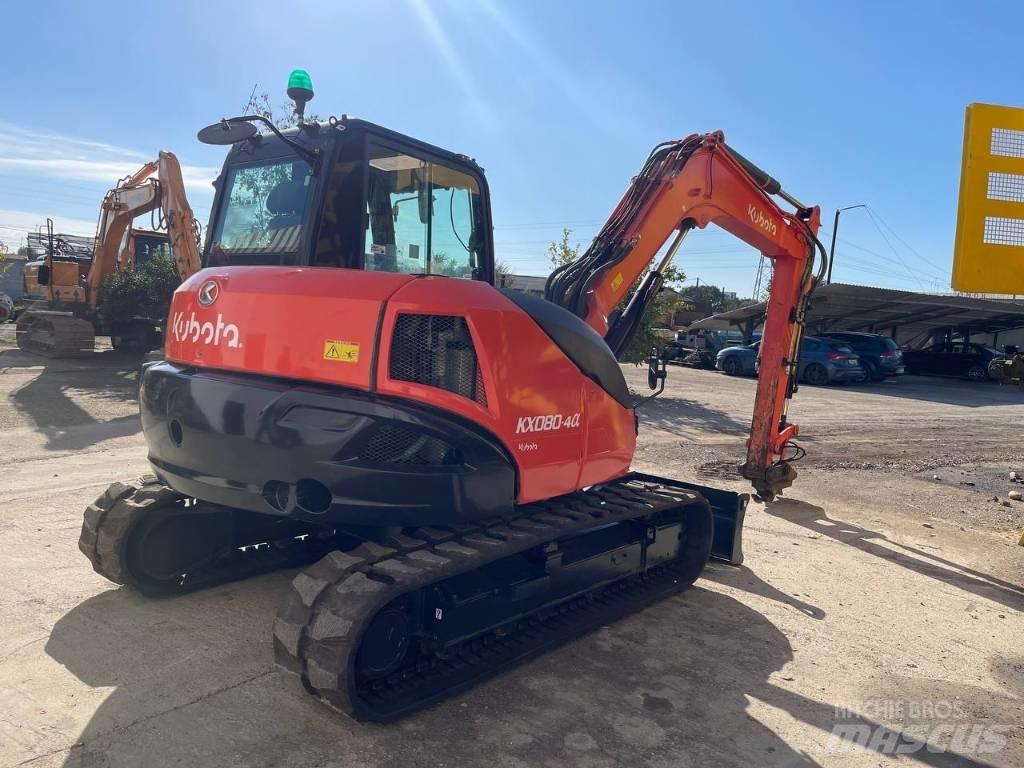 Kubota KX 080-4 Midi excavators  7t - 12t