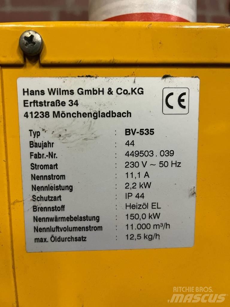Wilms BV 535 Heating and thawing equipment