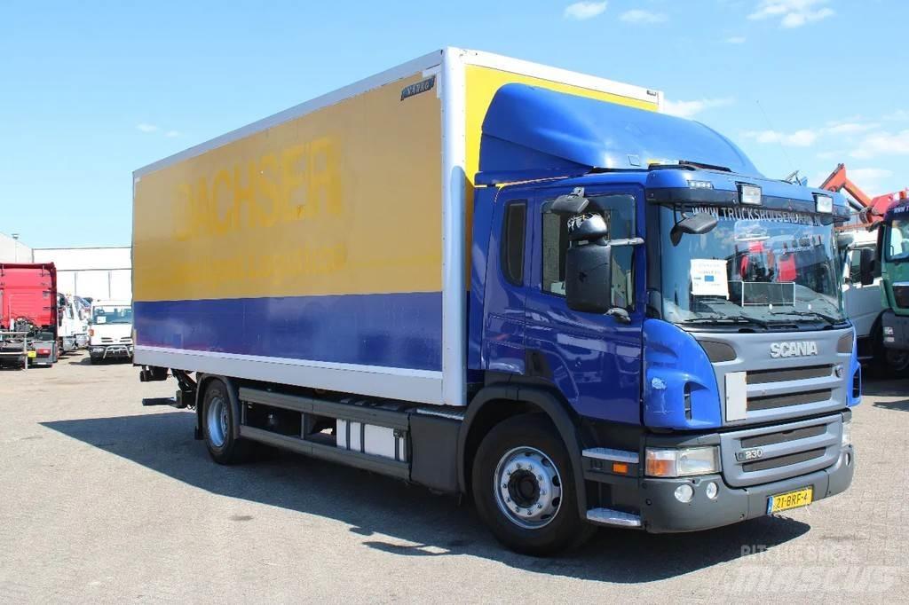 Scania P 230 + LIFT Box body trucks
