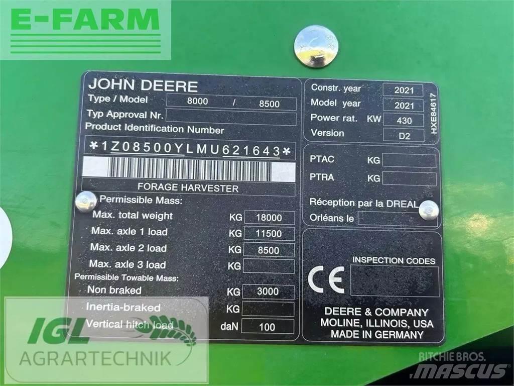 John Deere 8500i Self-propelled foragers
