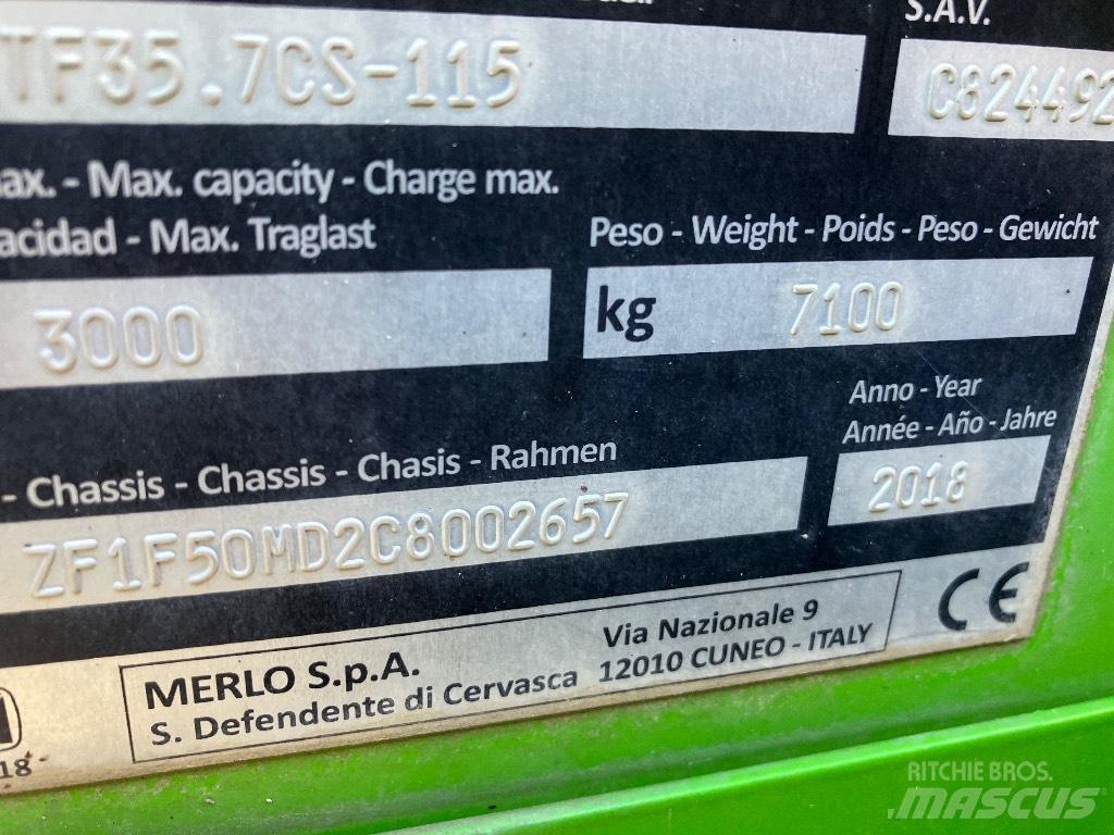 Merlo 35.7 CS Telehandlers for agriculture