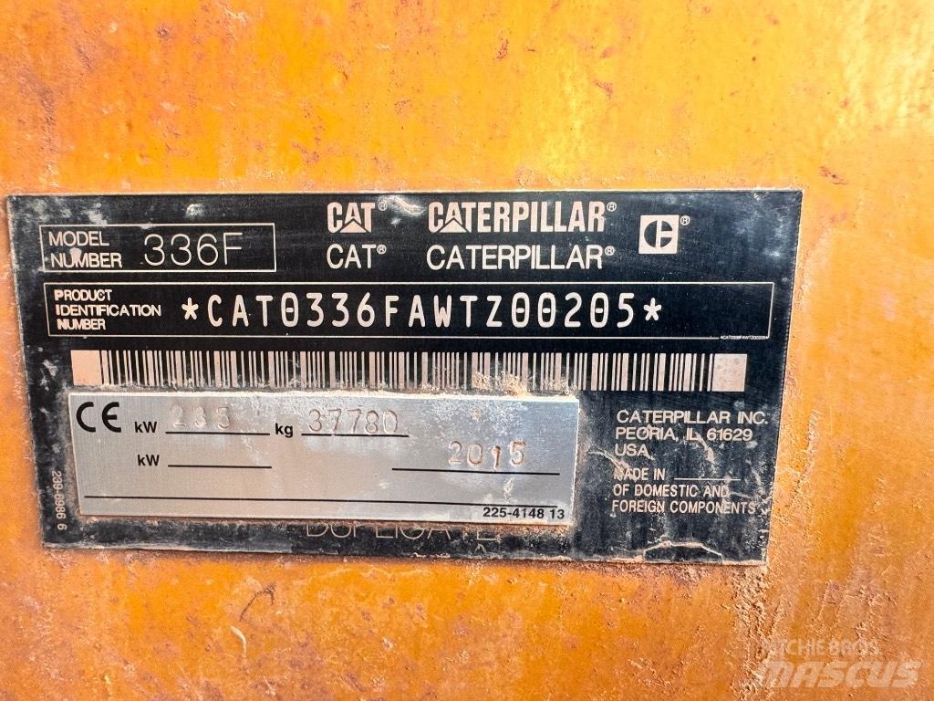 CAT 336 F L Crawler excavators
