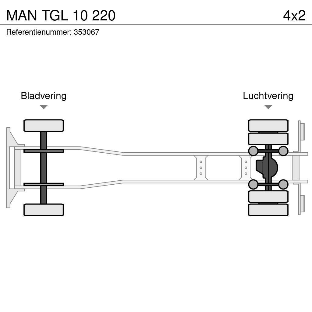MAN TGL 10 220 Curtainsider trucks