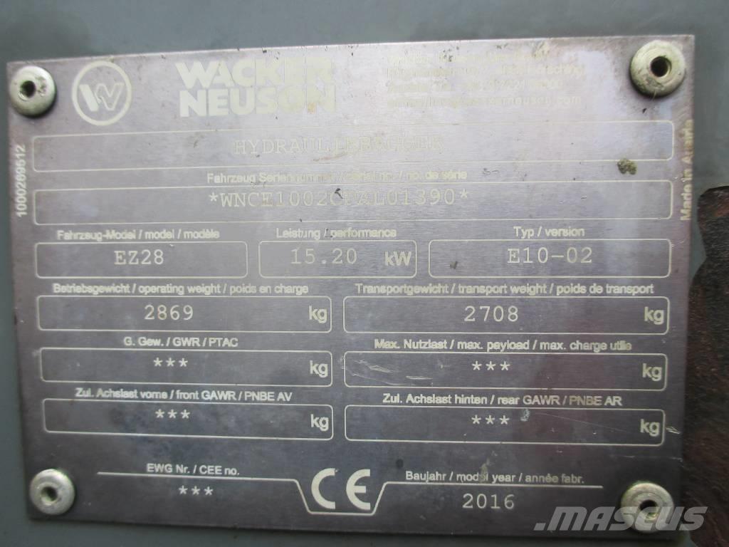 Wacker Neuson EZ 28 Mini excavators < 7t (Mini diggers)