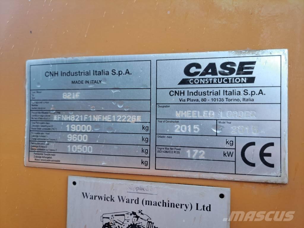 CASE 821 F Wheel loaders