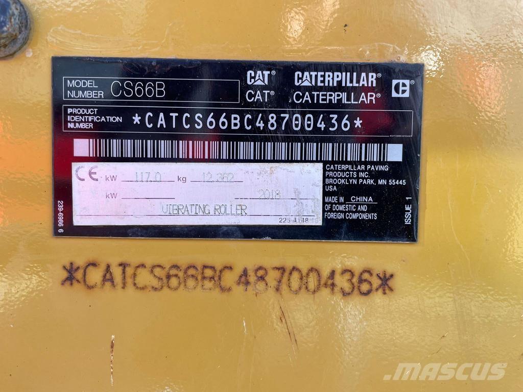 CAT CS66B Single drum rollers