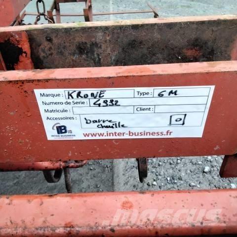 Krone 6M Field drags