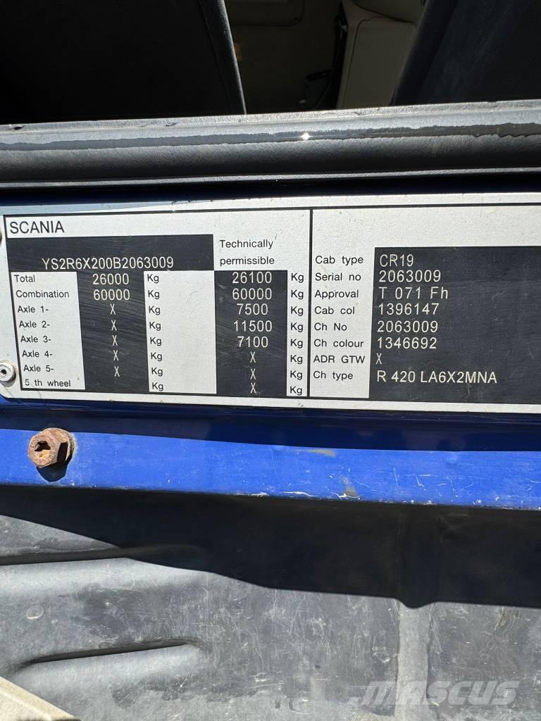 Scania R 420 Tractor Units