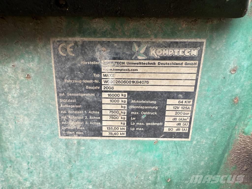 Komptech Maxx Mobile screeners