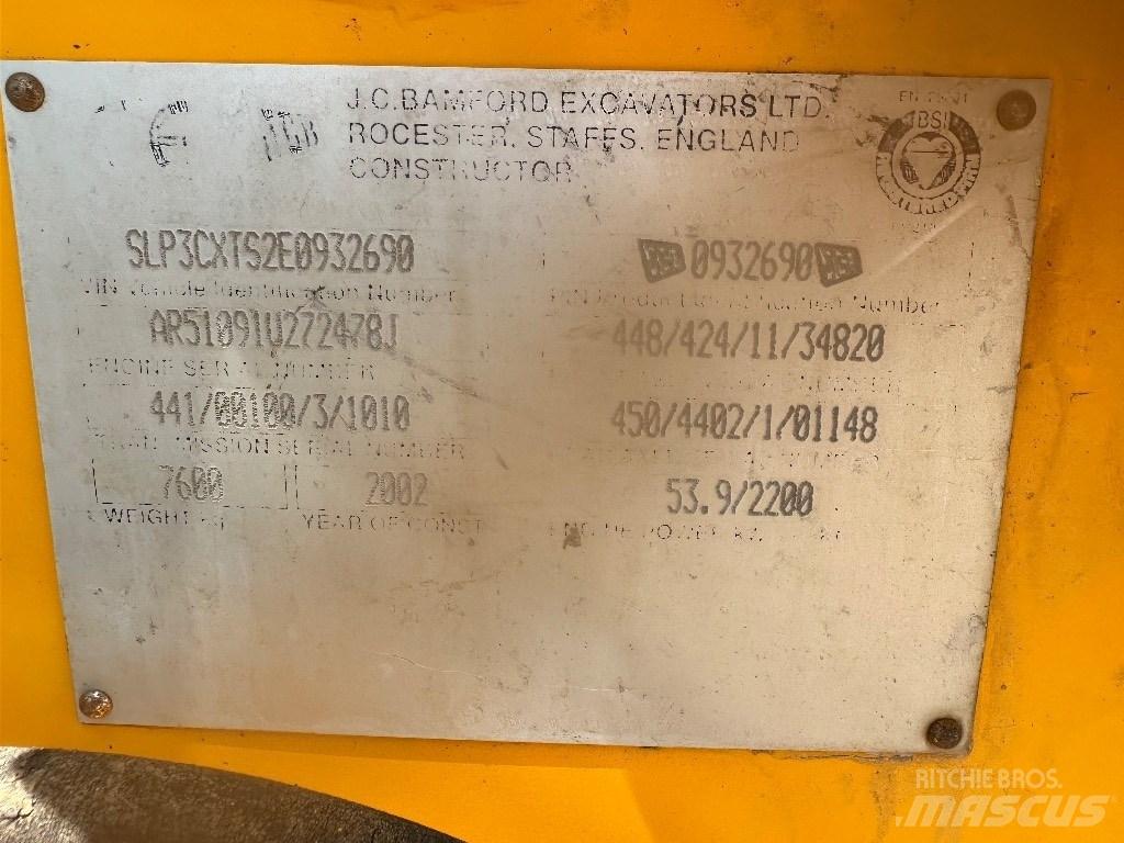 JCB 3 CX Backhoe loaders