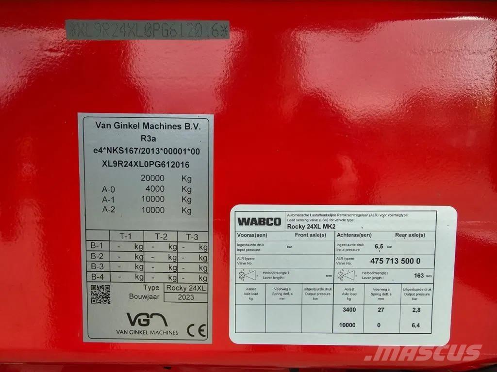 VGM Rocky 24 XL Site dumpers