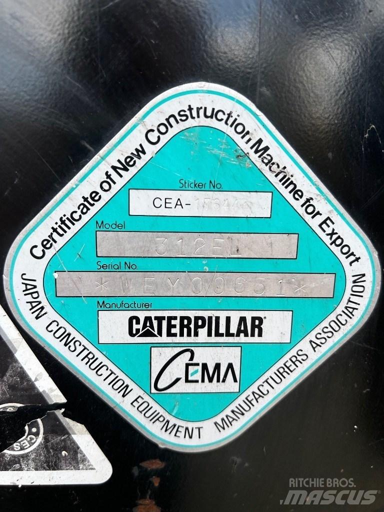 CAT 312 E Crawler excavators