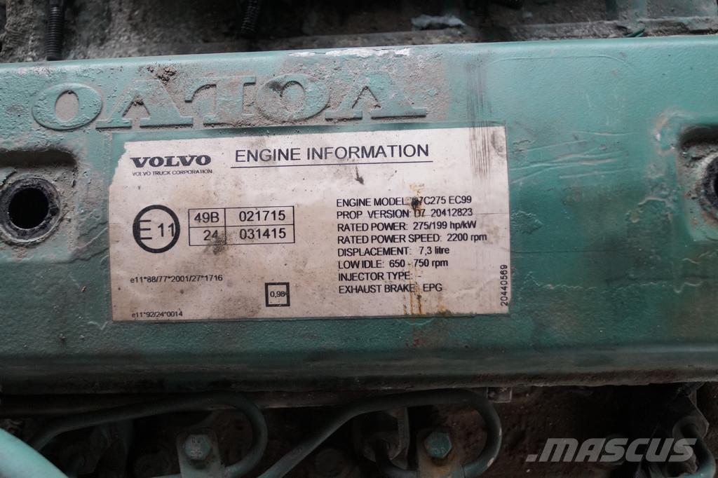 Volvo D7C 275 USED Engines