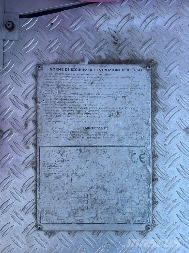 Multitel MX 250 Truck & Van mounted aerial platforms