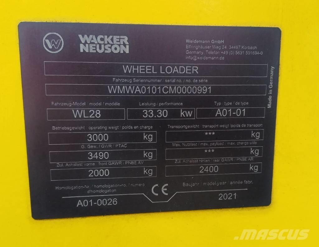 Wacker Neuson WL 28 Wheel loaders