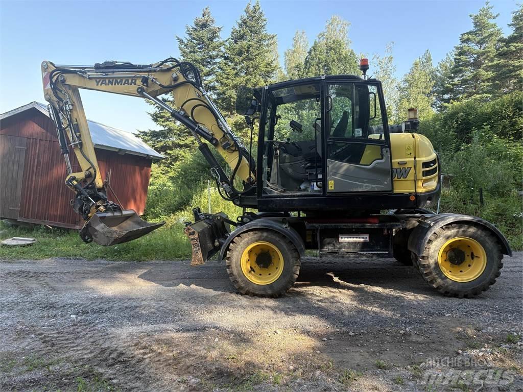 Yanmar B110W Wheeled excavators