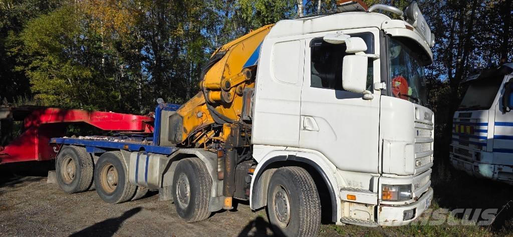 Scania R 144 G Crane trucks