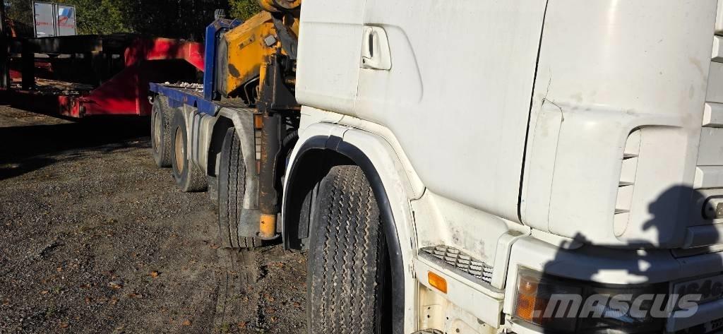 Scania R 144 G Crane trucks