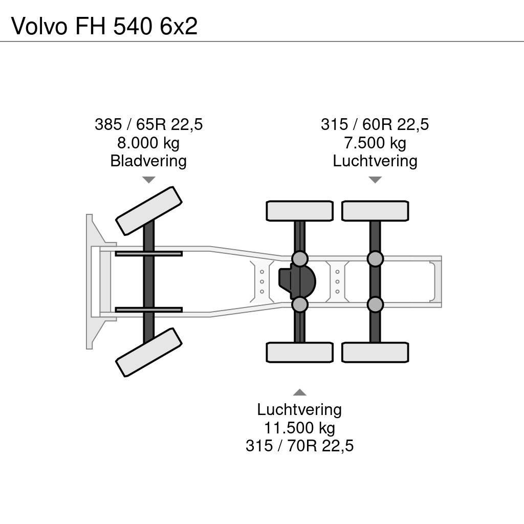 Volvo FH 540 6x2 Tractor Units