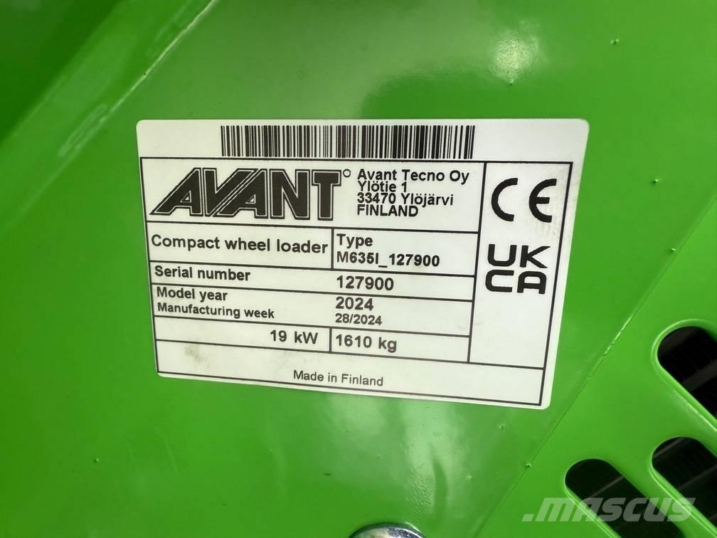 Avant 635 Multi purpose loaders