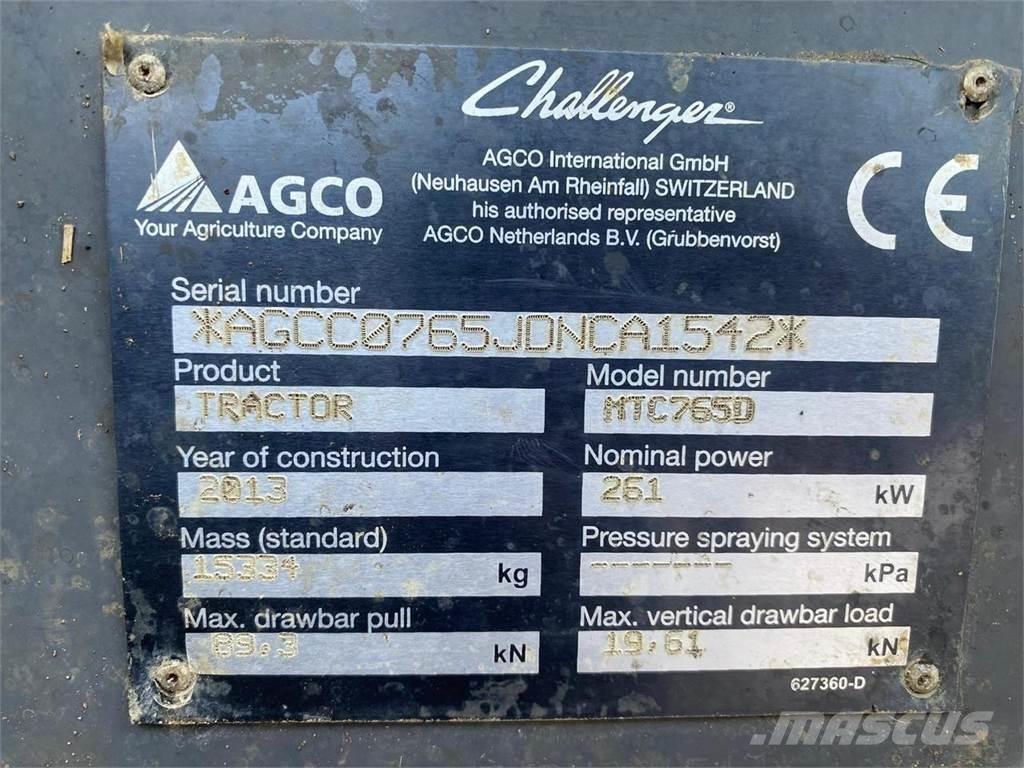 Challenger MT 765D Tractors