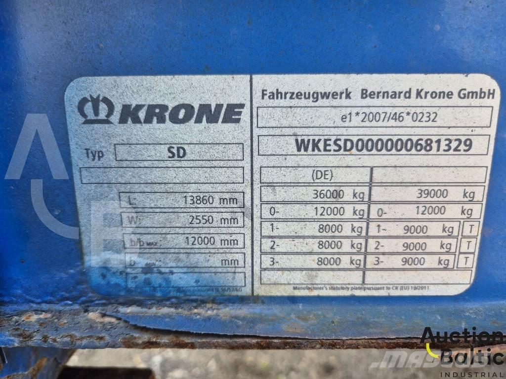 Krone SD Curtainsider semi-trailers