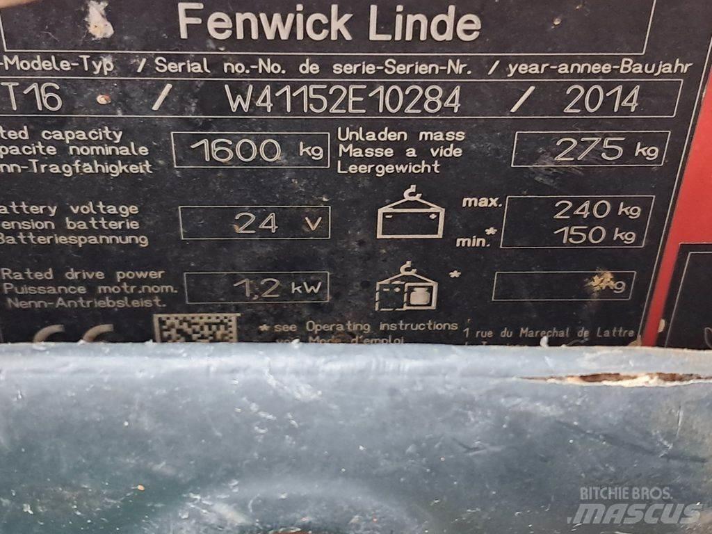 Linde T16 Low lifter