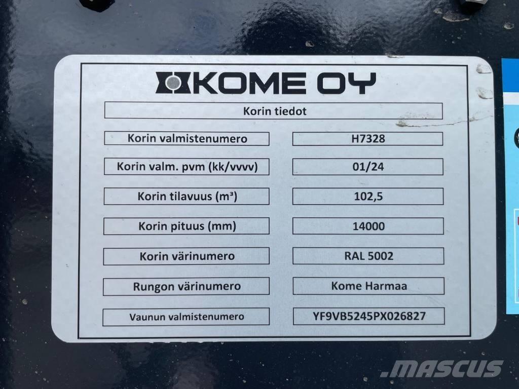 Kome BMPV-5i Wood chip trailers