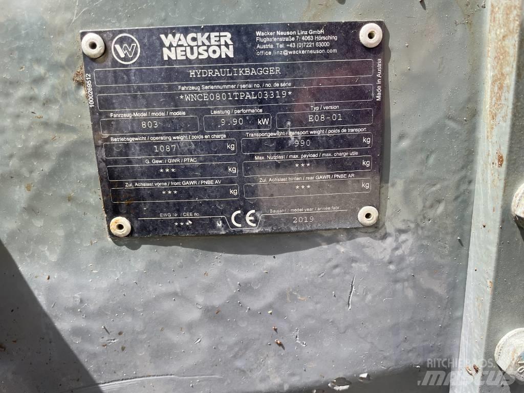 Wacker Neuson 803 Mini excavators < 7t (Mini diggers)