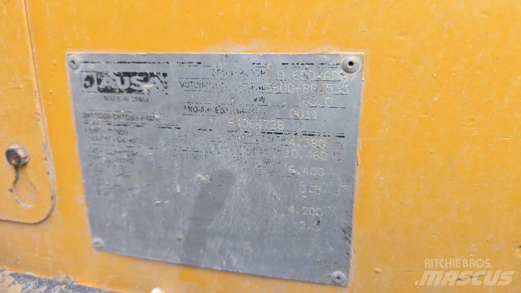 Ausa D 600 APG Site dumpers