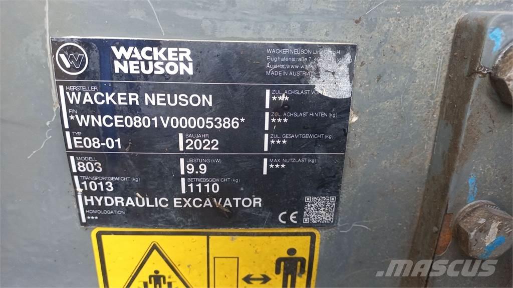 Wacker Neuson 803 Crawler excavators