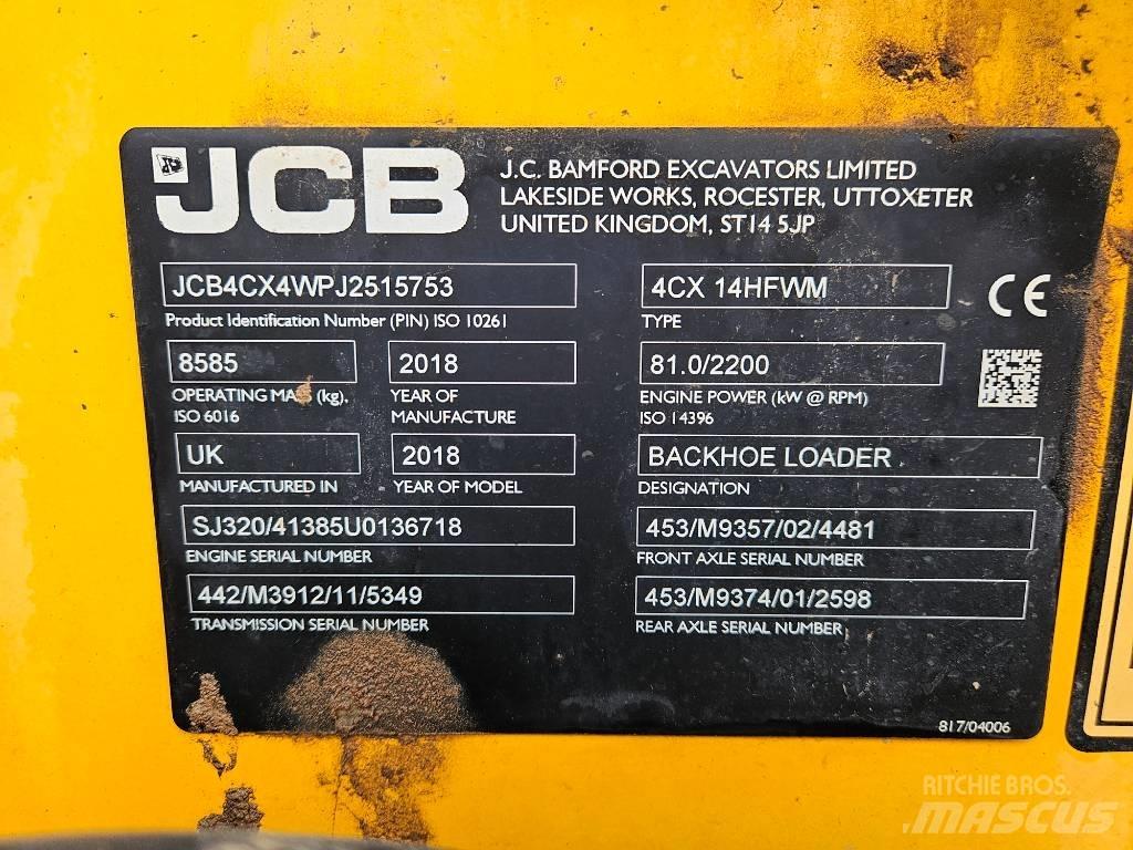 JCB 4 CX Backhoe loaders