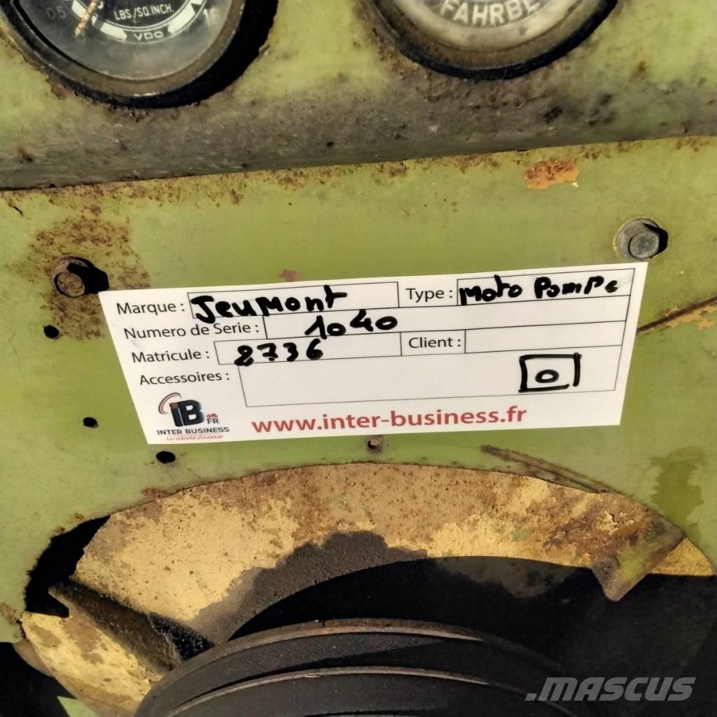 JEUMONT MOTOPOMPE Pumps and mixers