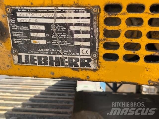 Liebherr R 954C  HD Wheeled excavators